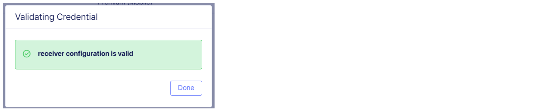 Figure: Valid Configuration